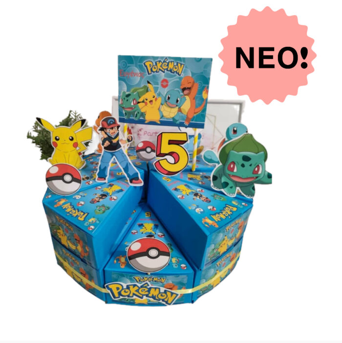Χειροποίητη χάρτινη τούρτα με θέμα Pokemon!