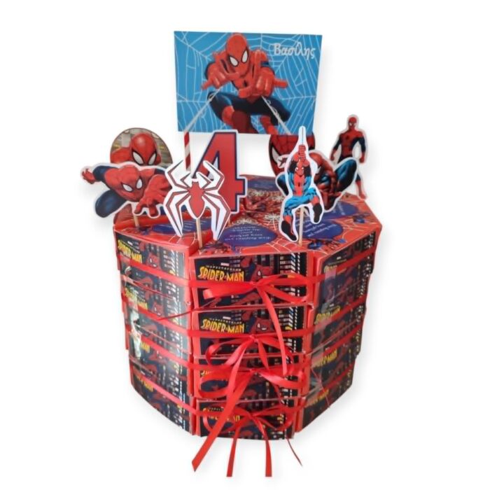 Χειροποίητη χάρτινη τούρτα με θέμα Spiderman!