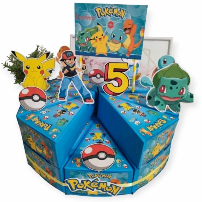 Χειροποίητη χάρτινη τούρτα με θέμα Pokemon!