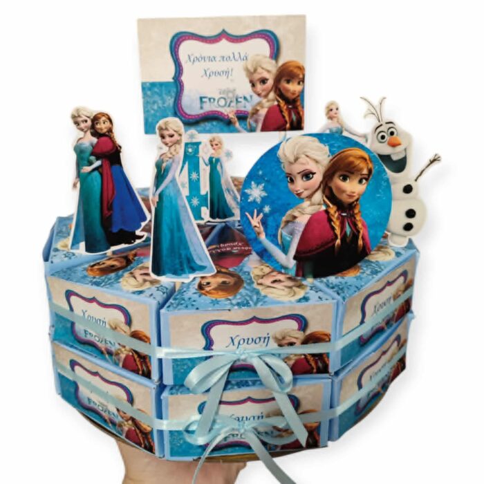 Χειροποίητη χάρτινη τούρτα με θέμα Frozen! - Image 2