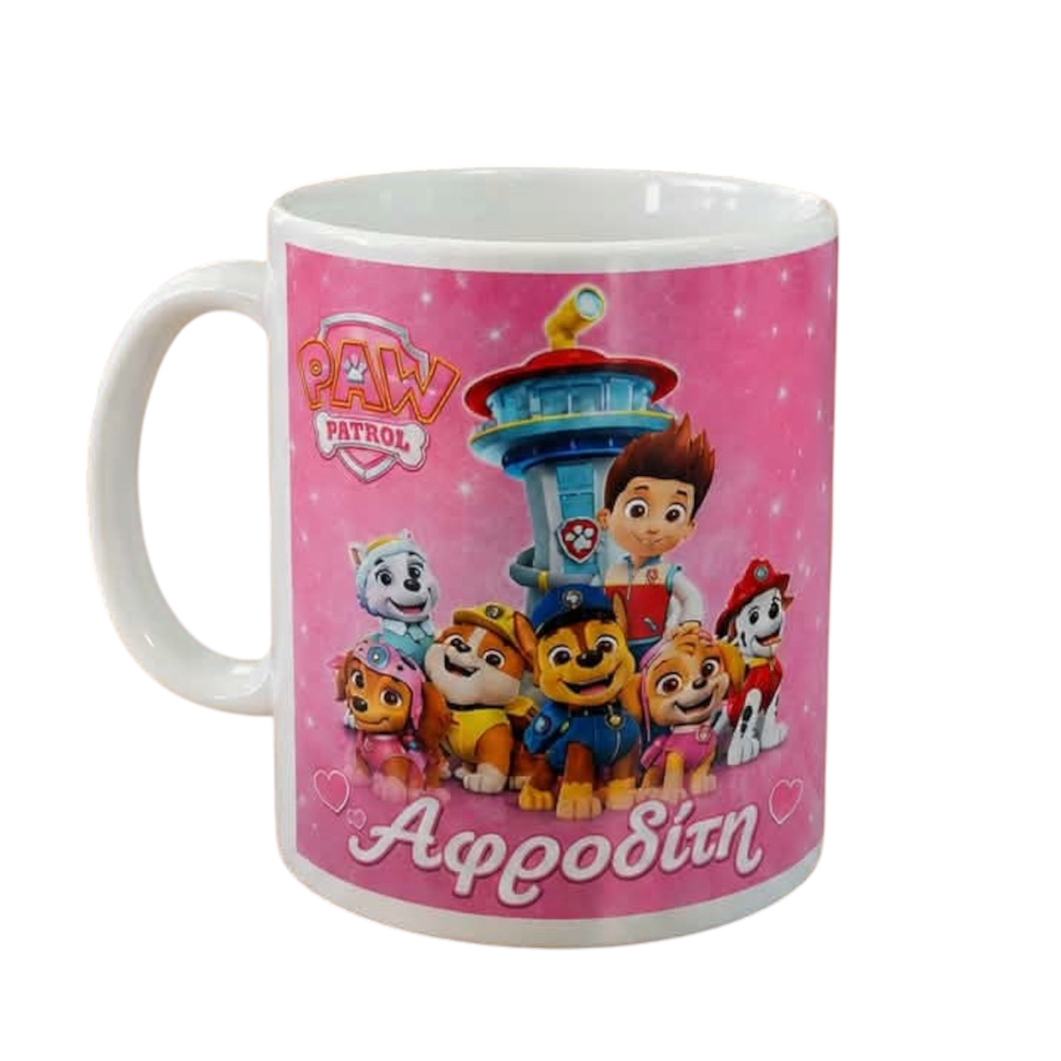 Xειροποίητη προσωποποιημένη κούπα Paw Patrol